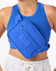 Monochrome Hip Pack in Cobalt