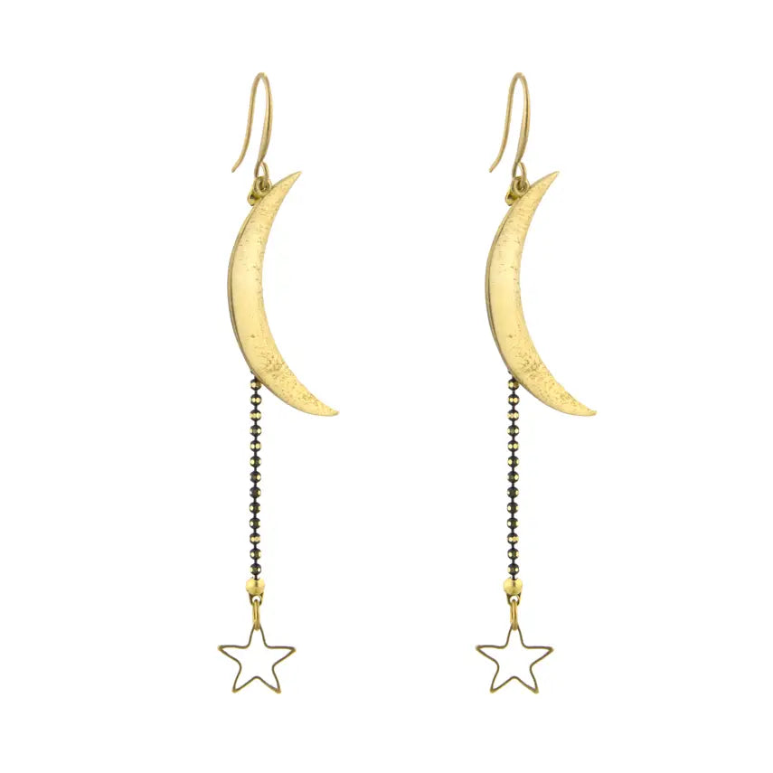 Moon and Stars Earrings