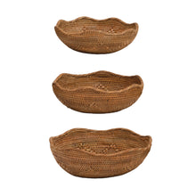 Load image into Gallery viewer, Hand-Woven Rattan Bowl
