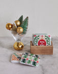 Resin Coasters with Seasonal Patterns