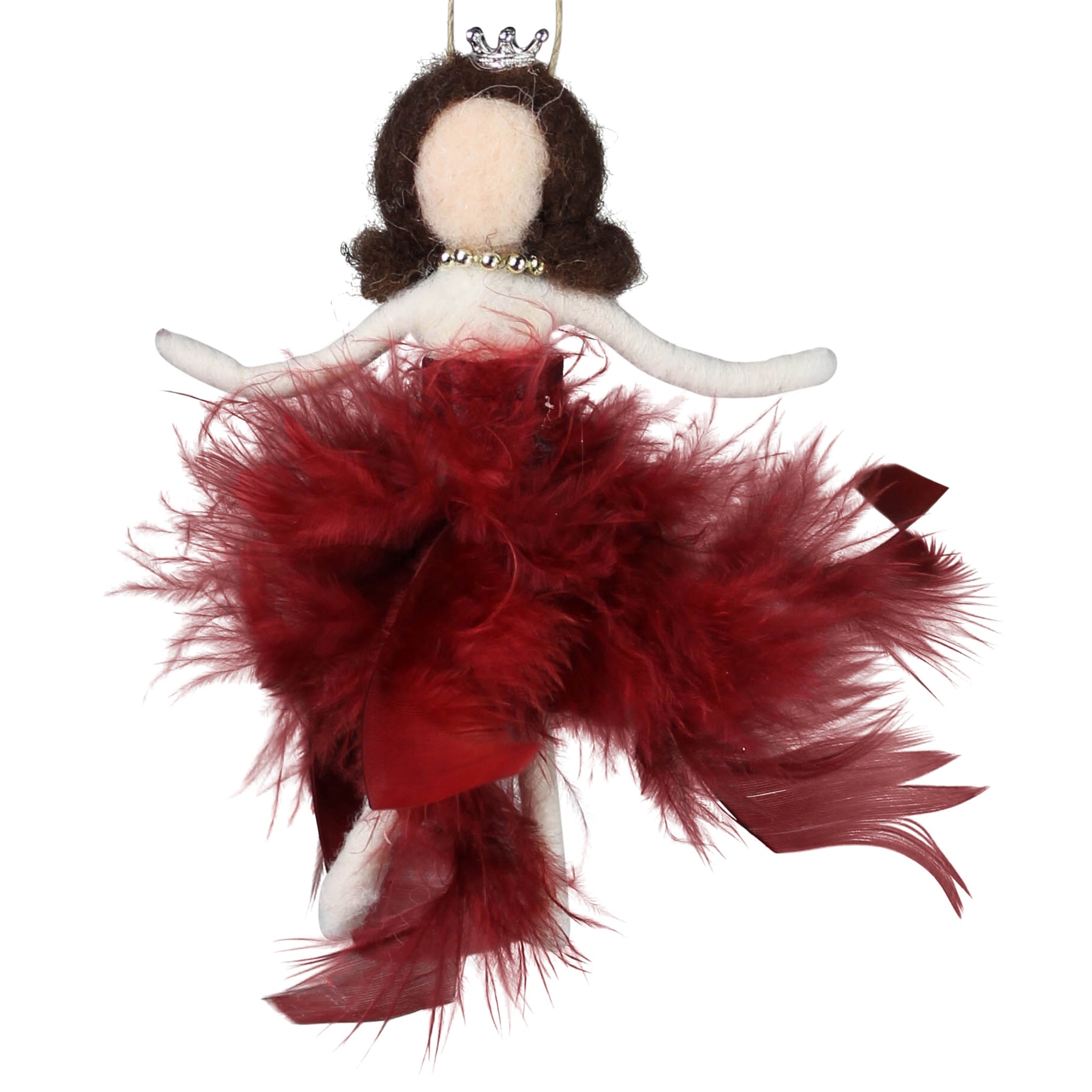 Rouge Feather Princess Ornament