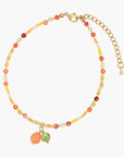 Sunfire Glow Agate Anklet