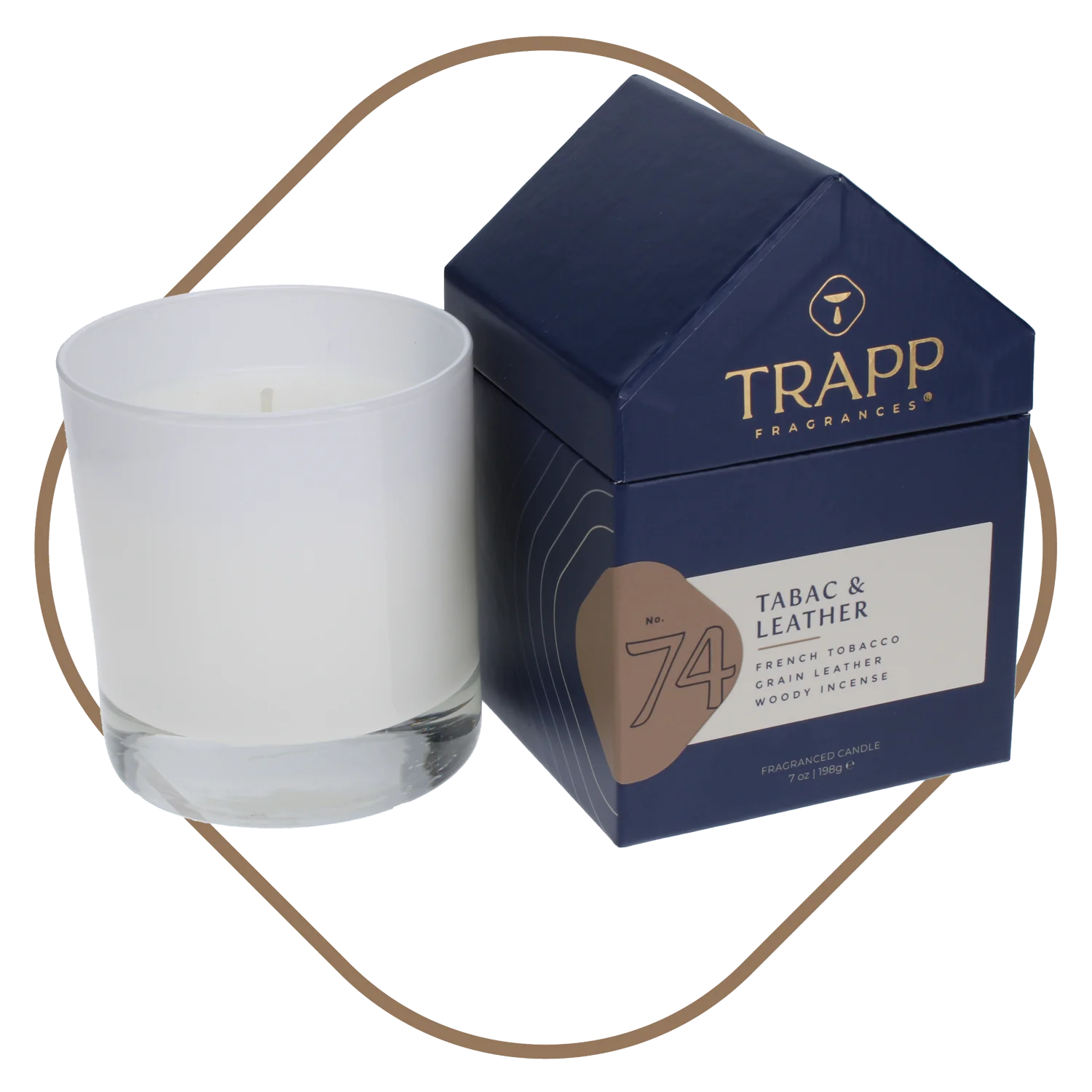 Tabac Leather Trapp Candle
