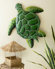 Recycled Metal Sea Turtle Wall Art