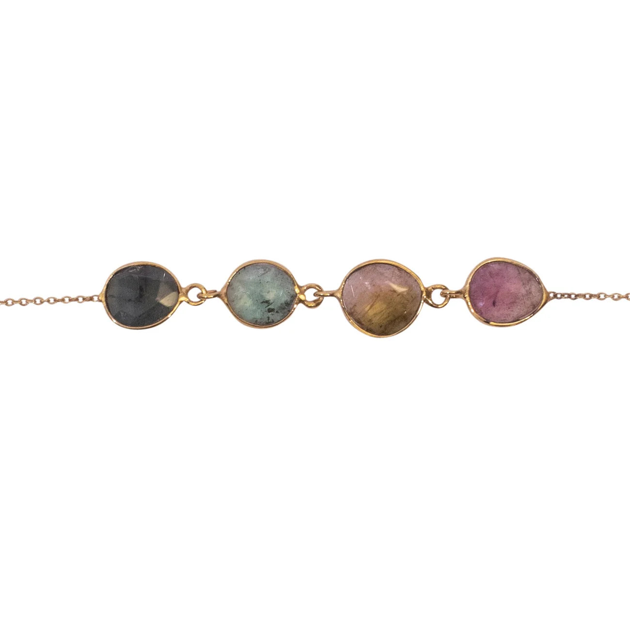 Watermelon Tourmaline Bracelet