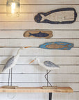 Whale on Wood Plaque