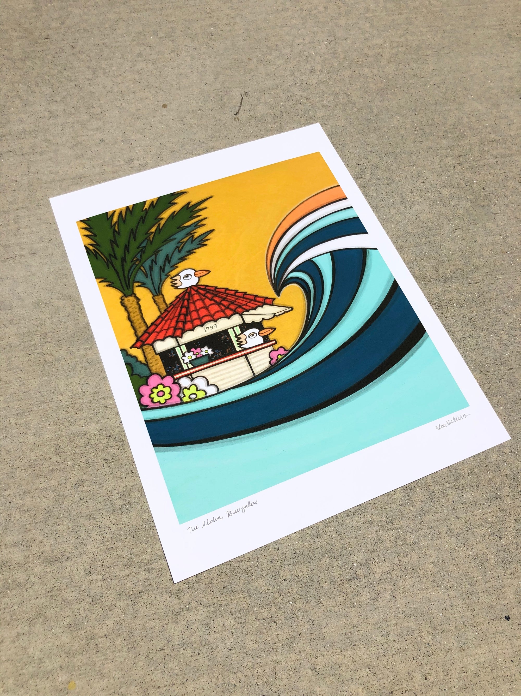 The Aloha Bungalow Print