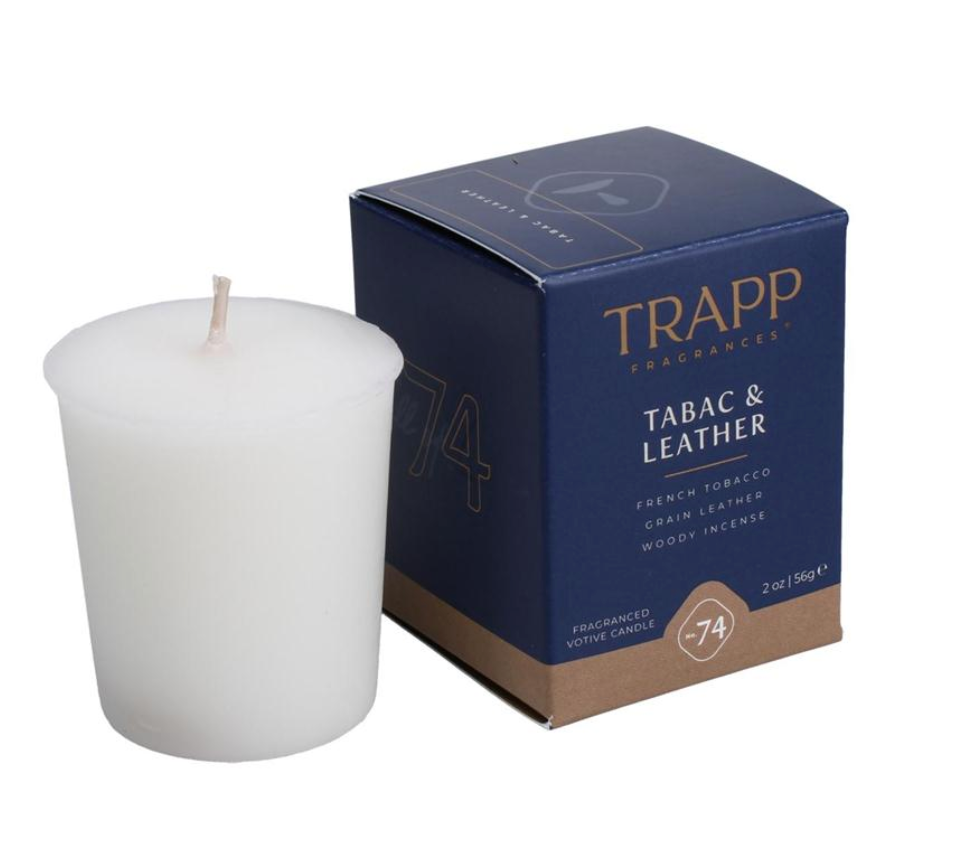 Tabac Leather Trapp Candle