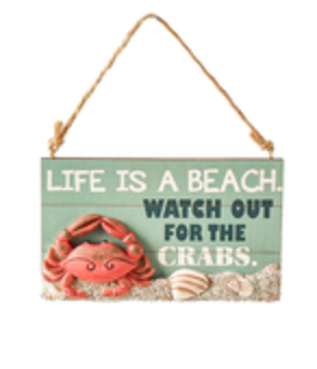 Beach Sign Ornament