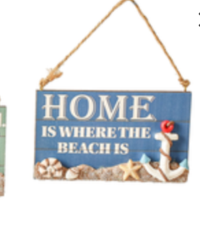 Beach Sign Ornament