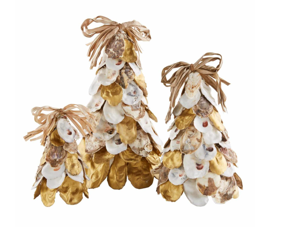 Gold Oyster Christmas Tree