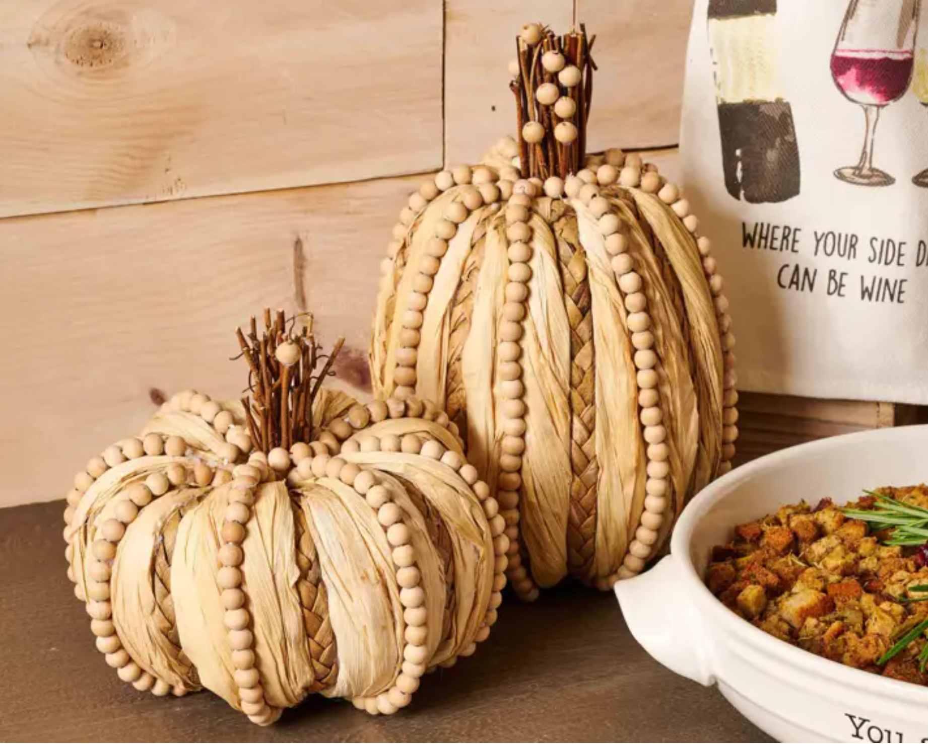 Beaded Husk Pumpkin