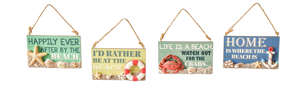 Beach Sign Ornament