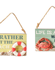Beach Sign Ornament