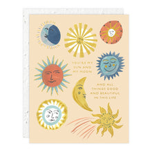 Load image into Gallery viewer, Sun and Moon - Love + Friendship Card

