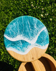 Resin Bamboo Salt Jar
