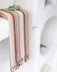 Earthy Striped Turkish Beach Towel