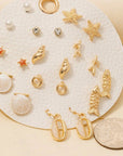 10 Set Assorted Sea Life Stud Earrings