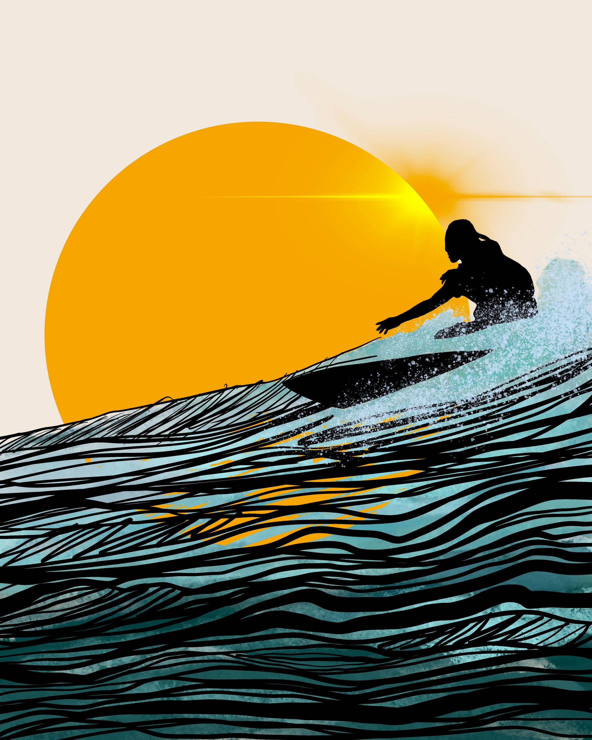 Surf's Up Print