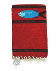 Red Earth Rust Baja Fish Yoga Blanket
