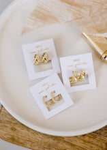 Load image into Gallery viewer, Golden Hoop -  Pavé - Earring
