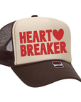 Heart Breaker Trucker hat: Red / Pink