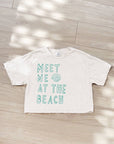 Meet Me At The Beach Crop: Cream