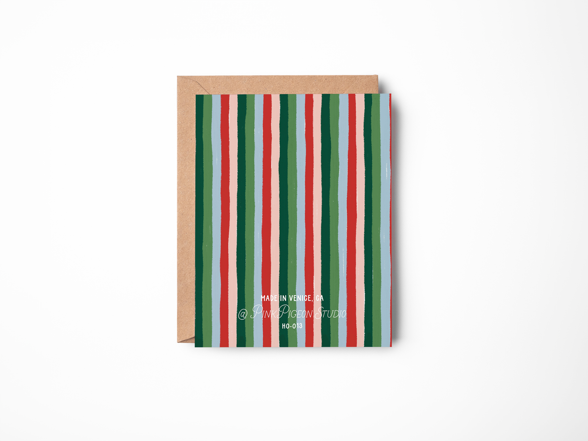 Merry Merry Striped Card