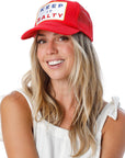 Keep It Salty Trucker Hat: Red
