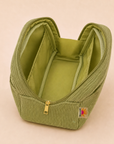 Olive Wave Makeup Bag