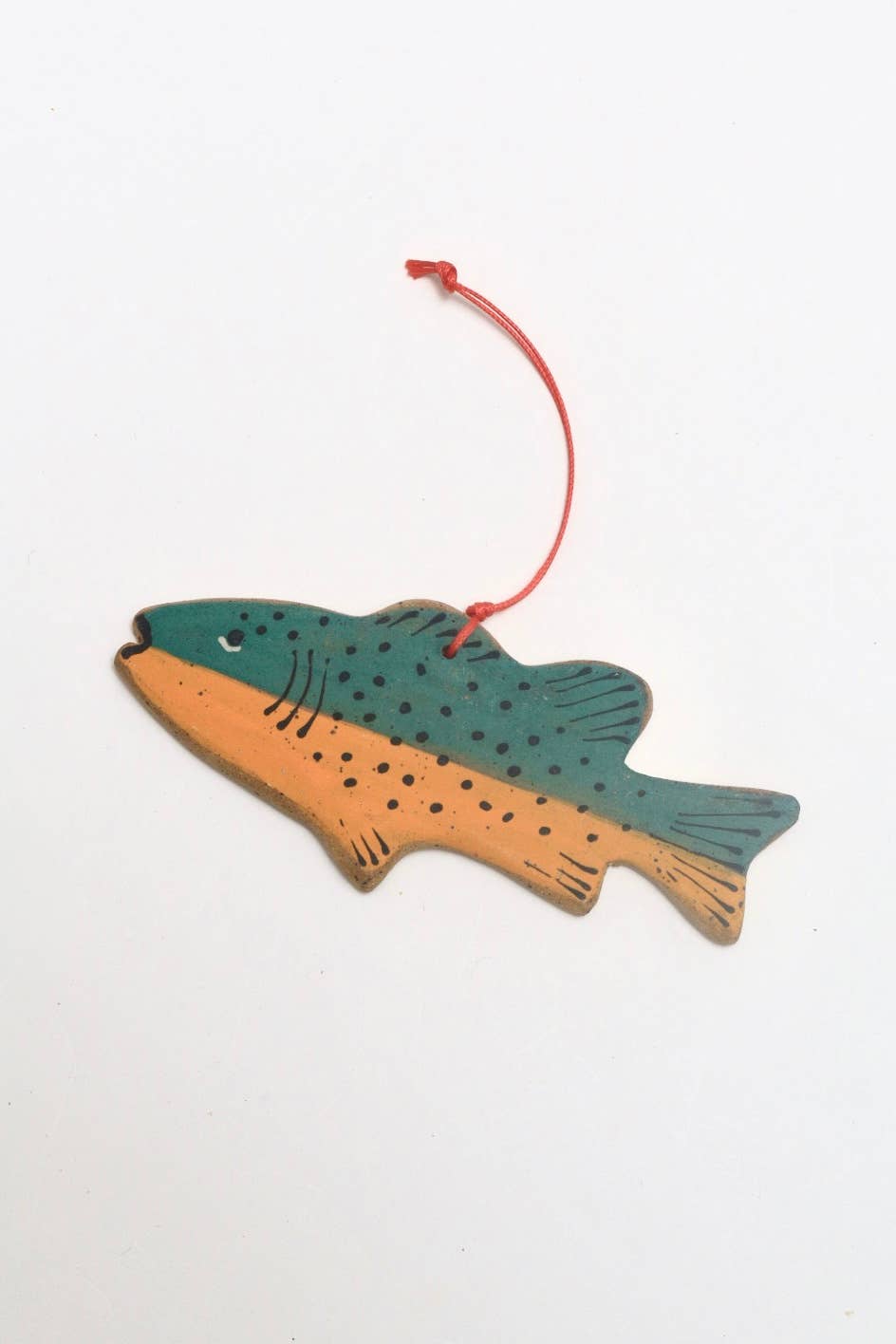Fish Ornament  : Green and yellow