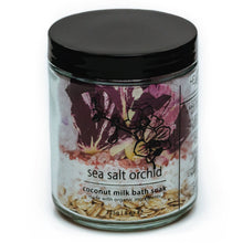 Load image into Gallery viewer, Coconut Milk Bath Soak: Sea Salt Orchid
