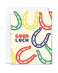 Good Luck Horseshoe Card
