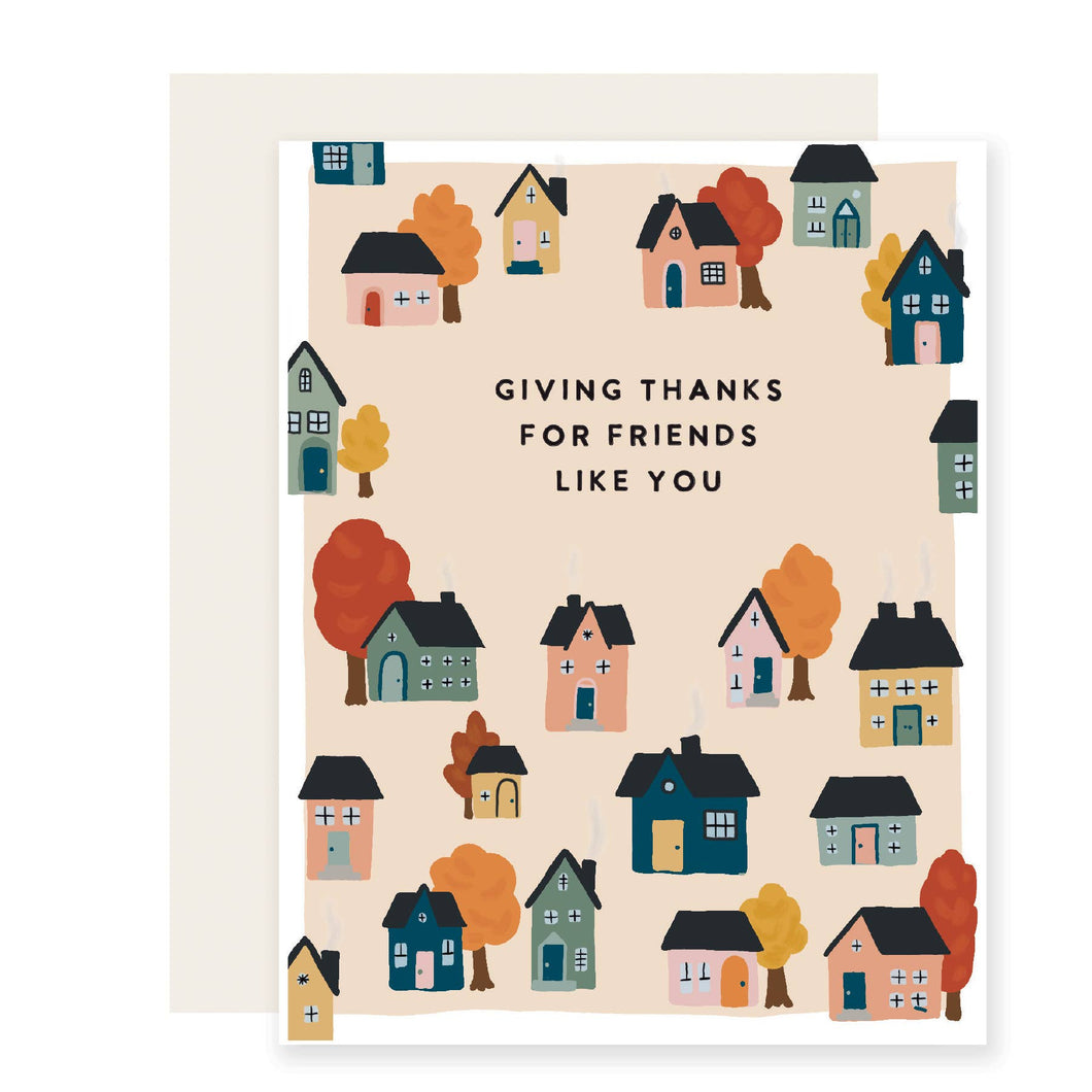 Friends Like You | Fall Thanksgiving Friendsgiving Card