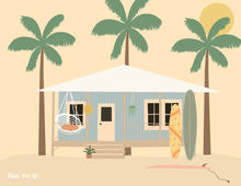 Load image into Gallery viewer, Surf Shack Art Print
