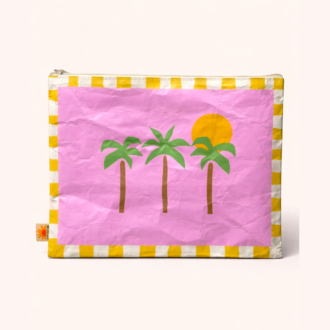 Palm Tree Sand-Proof Beach Pouch