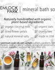 Coconut Milk Bath Soak: Sea Salt Orchid