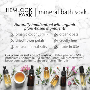 Coconut Milk Bath Soak: Sea Salt Orchid