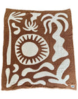 Paradise Plush Throw - Raw Umber