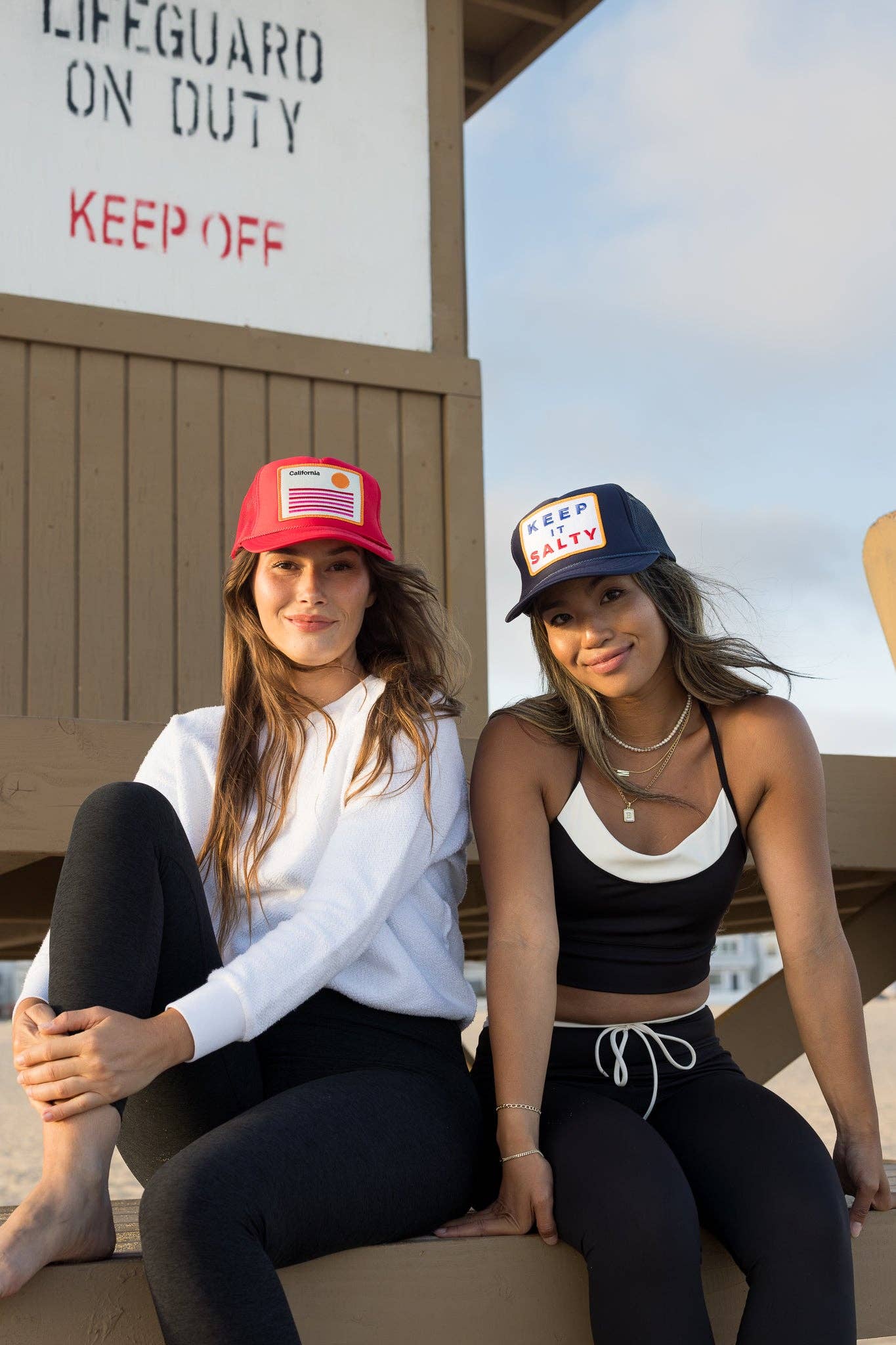 Keep It Salty Trucker Hat: Navy