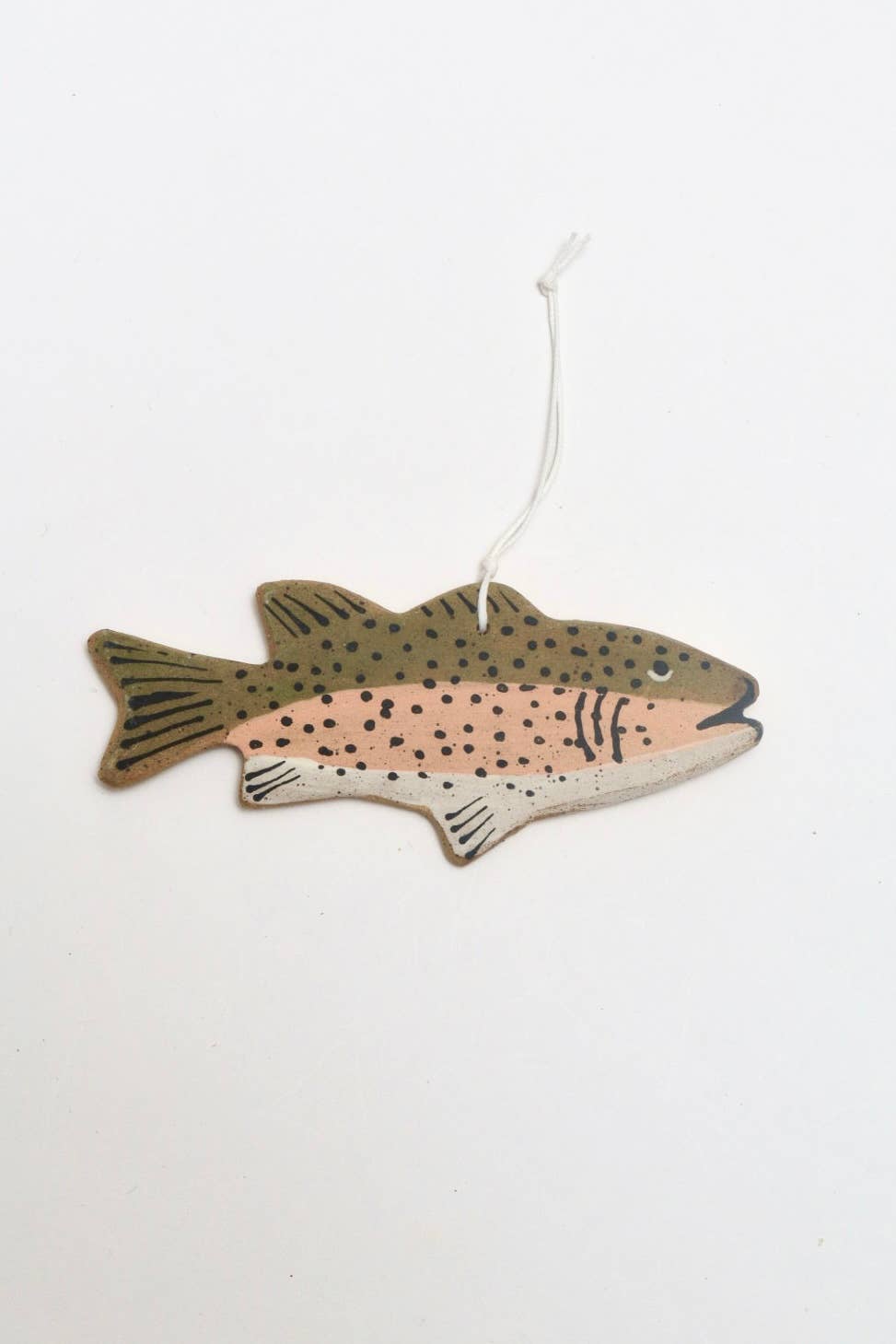 Fish Ornament  : Green and yellow