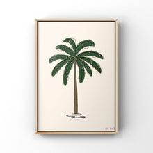 Load image into Gallery viewer, Palm Tree Decorated With Flowers Art Print
