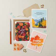 Load image into Gallery viewer, Fall Floral Thank You Card
