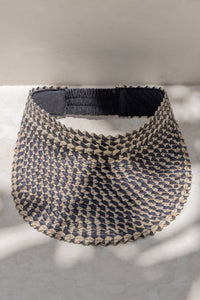 Rattan Sun Visor in Ombre: Clay