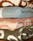 Hanalei Plush Throw - Island Blush