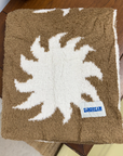 Sun Plush Throw - Mesa Brown