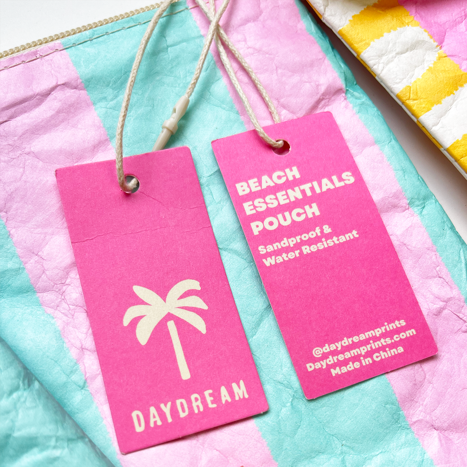 Palm Tree Sand-Proof Beach Pouch