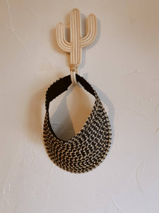 Rattan Sun Visor in Ombre: Clay