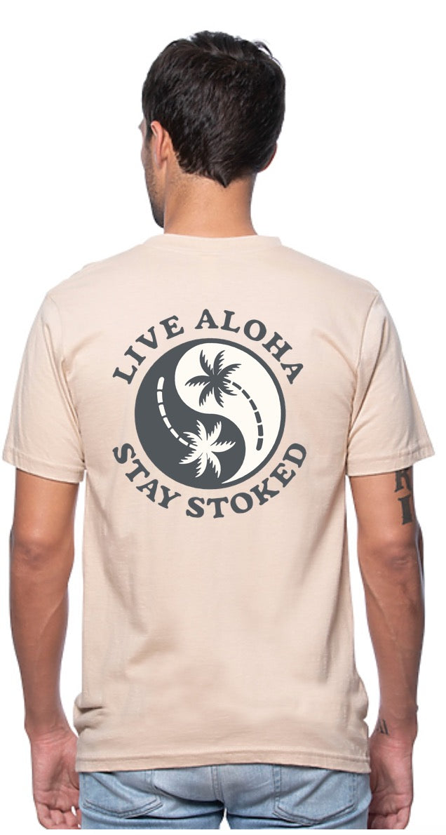 Live Aloha Stay Stoked Tee