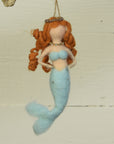 Blue Mermaid Ornament